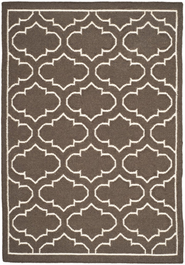Safavieh Dhurries 625 Hand Woven Flat Weave 50% Banana Silk/30% Wool/20% Cotton Rug DHU625C-3
