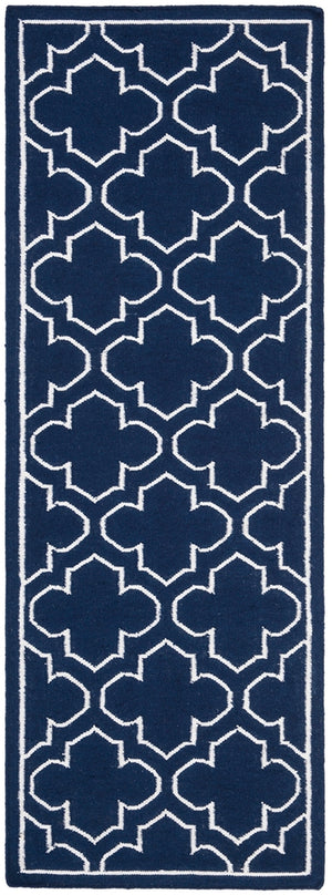 Safavieh Dhurries 625 Hand Woven Flat Weave 50% Banana Silk/30% Wool/20% Cotton Rug DHU625D-3