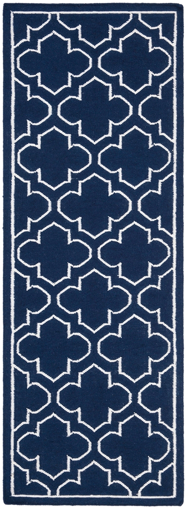 Safavieh Dhurries 625 Hand Woven Flat Weave 50% Banana Silk/30% Wool/20% Cotton Rug DHU625D-3