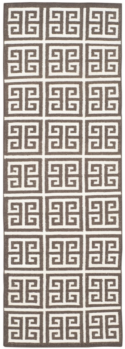 Safavieh Dhurries 626 Hand Woven Flat Weave 50% Banana Silk/30% Wool/20% Cotton Rug DHU626C-3