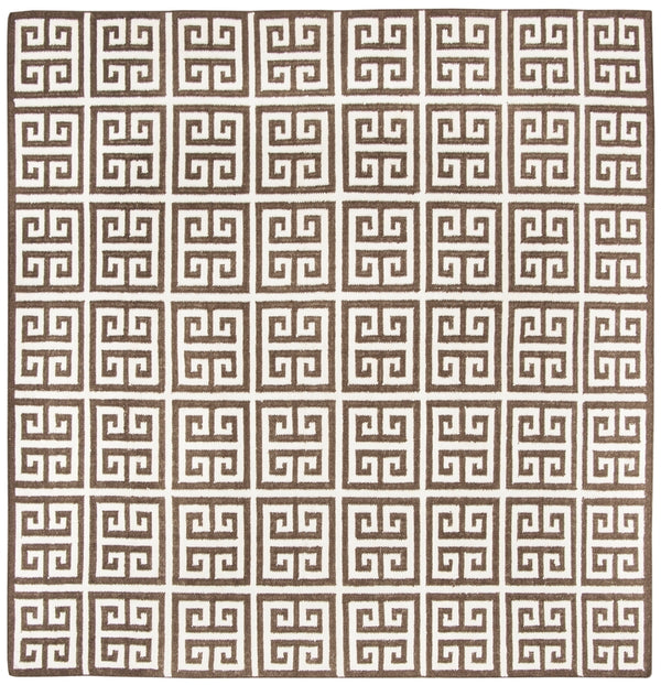 Safavieh Dhurries 626 Hand Woven Flat Weave 50% Banana Silk/30% Wool/20% Cotton Rug DHU626C-3