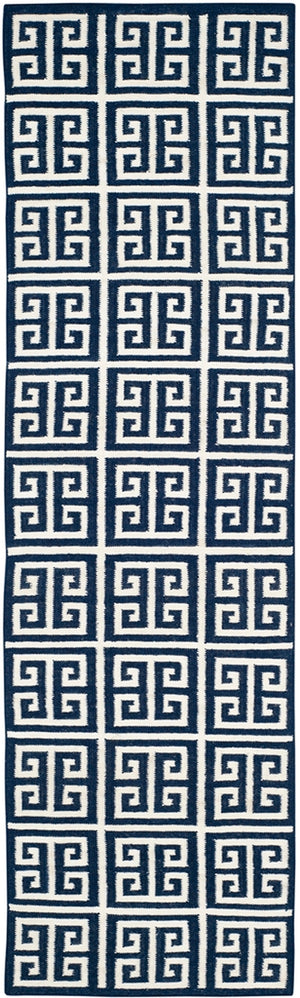 Safavieh Dhurries 626 Hand Woven Flat Weave 50% Banana Silk/30% Wool/20% Cotton Rug DHU626D-3