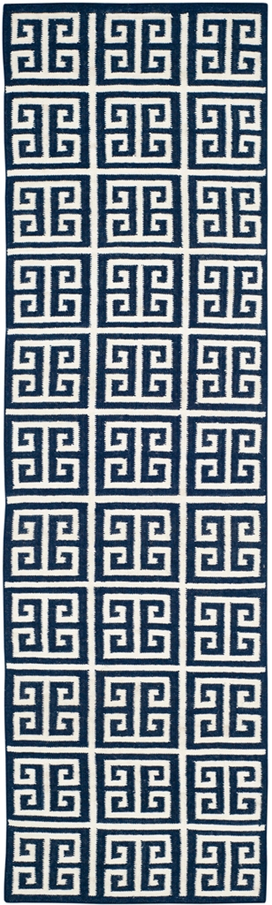 Safavieh Dhurries 626 Hand Woven Flat Weave 50% Banana Silk/30% Wool/20% Cotton Rug DHU626D-3