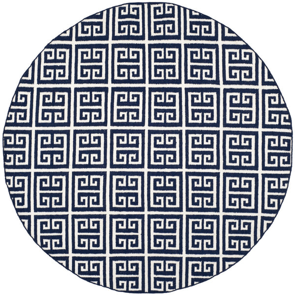 Safavieh Dhurries 626 Hand Woven Flat Weave 50% Banana Silk/30% Wool/20% Cotton Rug DHU626D-3