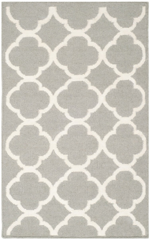 Safavieh Dhurries 627 Hand Woven Flat Weave 50% Banana Silk/30% Wool/20% Cotton Rug DHU627B-3