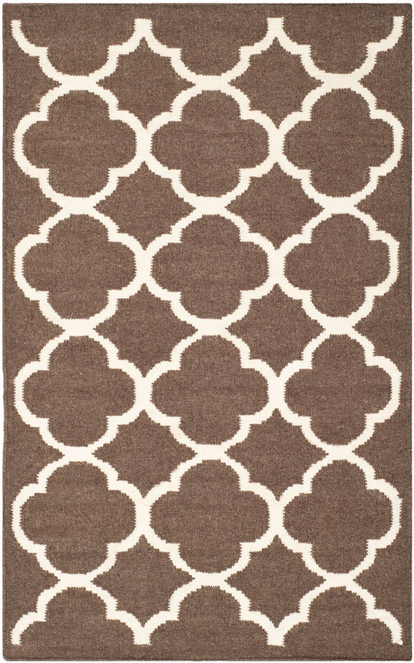 Safavieh Dhurries 627 Hand Woven Flat Weave 50% Banana Silk/30% Wool/20% Cotton Rug DHU627C-3