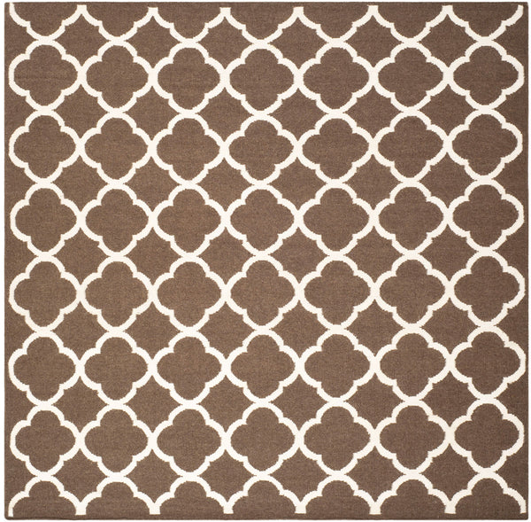 Safavieh Dhurries 627 Hand Woven Flat Weave 50% Banana Silk/30% Wool/20% Cotton Rug DHU627C-3