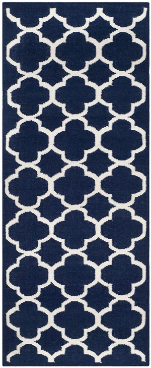 Safavieh Dhurries 627 Hand Woven Flat Weave 50% Banana Silk/30% Wool/20% Cotton Rug DHU627D-3