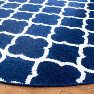 Safavieh Dhurries 627 Hand Woven Flat Weave 50% Banana Silk/30% Wool/20% Cotton Rug DHU627D-3