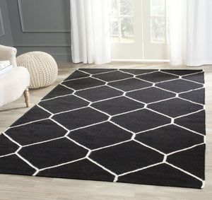 Safavieh Dhurries 635 Hand Woven Flat Weave 80% Wool/20% Cotton Rug DHU635A-3