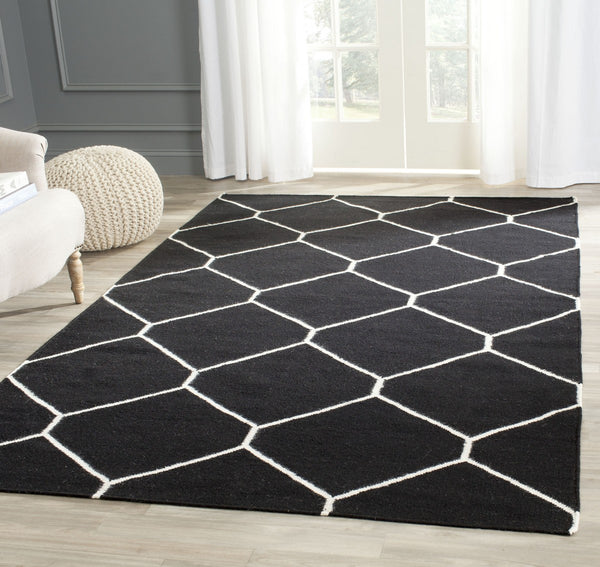 Safavieh Dhurries 635 Hand Woven Flat Weave 80% Wool/20% Cotton Rug DHU635A-3