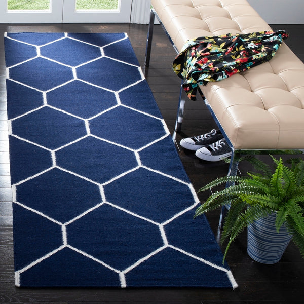 Safavieh Dhurries 635 Hand Woven Flat Weave 80% Wool/20% Cotton Rug DHU635D-3