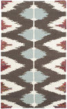 Safavieh Dhurries 647 Hand Woven Flat Weave 50% Wool/30% Viscose/20% Cotton Rug DHU647A-3