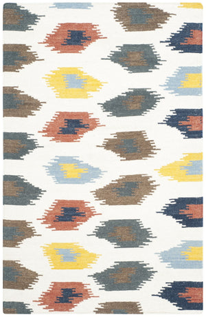 Safavieh Dhurries 648 Hand Woven Flat Weave 80% Wool/20% Cotton Rug DHU648A-3