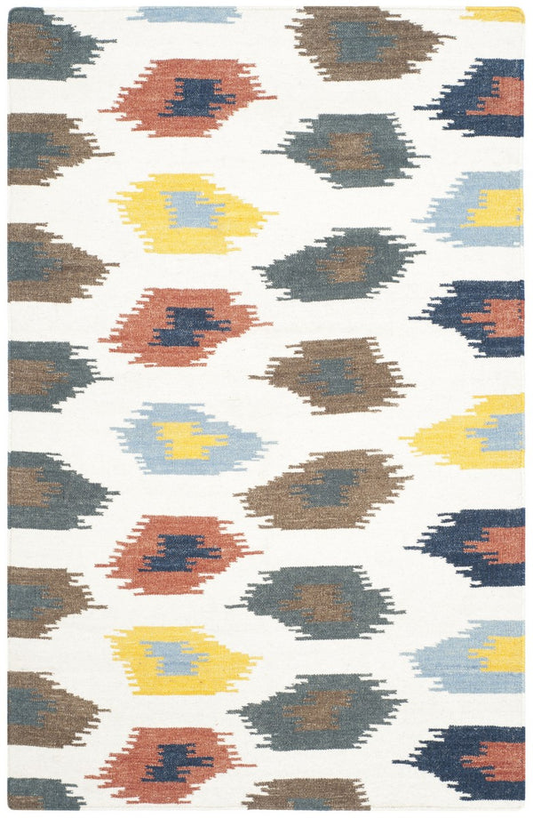 Safavieh Dhurries 648 Hand Woven Flat Weave 80% Wool/20% Cotton Rug DHU648A-3