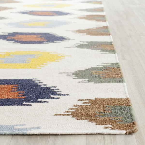 Safavieh Dhurries 648 Hand Woven Flat Weave 80% Wool/20% Cotton Rug DHU648A-3