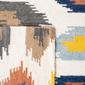 Safavieh Dhurries 648 Hand Woven Flat Weave 80% Wool/20% Cotton Rug DHU648A-3