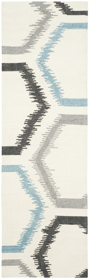 Safavieh Dhurries 655 Hand Woven Flat Weave 50% Wool/30% Viscose/20% Cotton Rug DHU655A-3