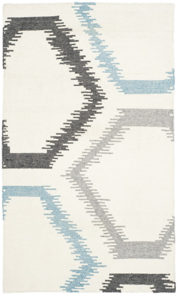 Safavieh Dhurries 655 Hand Woven Flat Weave 50% Wool/30% Viscose/20% Cotton Rug DHU655A-3