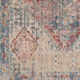 Nourison Enchanting Home ENH03 Farmhouse & Country Machine Made Power-loomed Indoor only Area Rug Blue/Grey 7'10" x 10'2" 99446770417