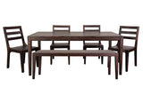 Porter Designs Fall River Solid Sheesham Wood Contemporary Dining Table Gray 07-117-01-4895