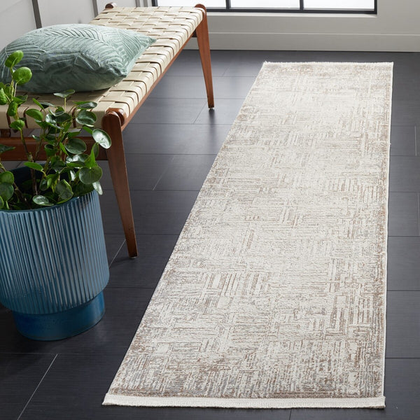 Safavieh Diamond 134 Modern Power Loomed Rug Beige / Grey Brown DIA134B-9
