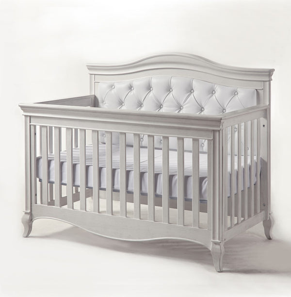 Pali Diamante Forever Crib - Panel Vintage White Acacia, Poplar and Birch Veneer 2402-VW