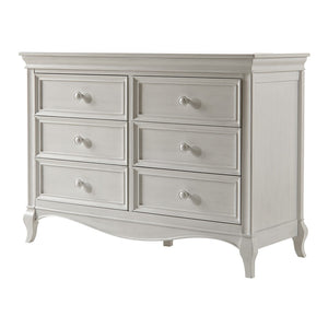 Pali Diamante Double Dresser Vintage White Acacia, Poplar and Birch Veneer 2406-VW