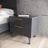 VIG Furniture Modrest Diana - Modern Grey Ash Nightstand VGMABR-132-NS