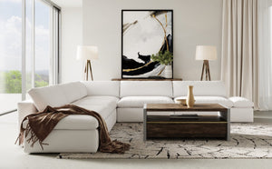 VIG Furniture Divani Casa Kelly - Modern White Fabric Sectional Sofa VGKKKF.2612-WHT-SECT VGKKKF.2612-WHT-SECT