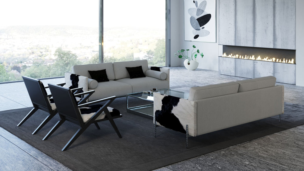 VIG Furniture Divani Casa Pueblo - Modern Cow-hide Sofa VGODZW-20028-S