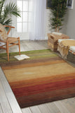 Nourison Contour CON15 Handmade Tufted Indoor only Area Rug Harvest 7'3" x 9'3" 99446076786
