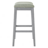 Grover Fabric Bar Stool Lyon Light Green