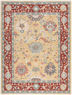 Nourison Parisa PSA07 French Country Machine Made Loom-woven Indoor Area Rug Gold Brick 7'9" x 9'9" 99446858801