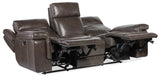 Hooker Furniture Montel Lay Flat Power Sofa with Power Headrest & Lumbar SS705-PHL3-095