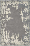 Nourison Symmetry SMM02 Artistic Handmade Tufted Indoor Area Rug Grey/Beige 5'3" x 7'9" 99446495372