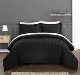 Jazmine Black Twin 2pc Comforter Set