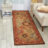 Nourison Living Treasures LI03 Persian Machine Made Loomed Indoor only Area Rug Multicolor 2'6" x 8' 99446668578