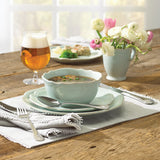 French Perle Bead Ice Blue™ 4-Piece Place Setting