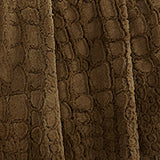 Crocodile Gold Throw Blanket