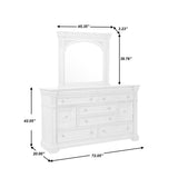 Pulaski Furniture Kingsbury Dresser and Mirror P167-BR-K7-PULASKI P167-BR-K7-PULASKI