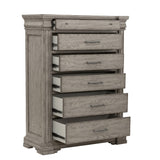 Pulaski Furniture Madison Ridge 6 Drawer Chest in Heritage Taupe P091124-PULASKI P091124-PULASKI