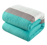 Vixen Turquoise Queen 24pc Comforter Set