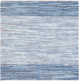 Denim DNM-1001 Cottage Cotton Rug DNM1001-8SQ Bright Blue, Navy 100% Cotton 8' Square