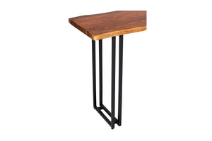 Porter Designs Manzanita Live Edge Solid Acacia Wood Natural Console Table Brown 05-196-10-5840U-KIT