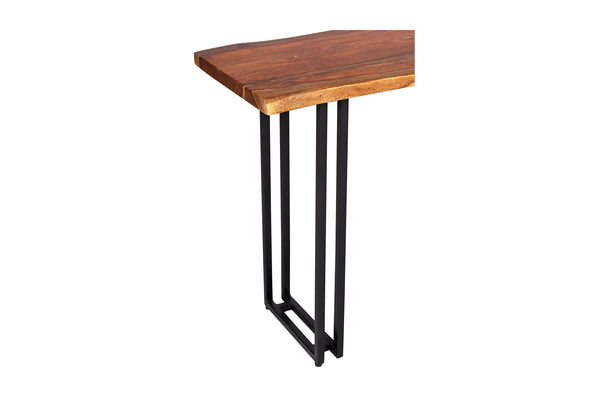 Porter Designs Manzanita Live Edge Solid Acacia Wood Natural Console Table Brown 05-196-10-5840U-KIT