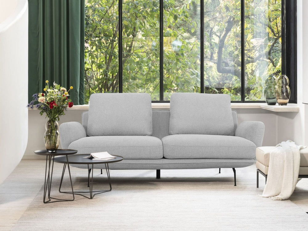 VIG Furniture Divani Casa Dolly - Modern Light Grey Fabric Sofa VGKNK8558-LGRY-S