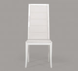 VIG Furniture Donna - Contemporary White Leatherette Dining Chair (Set of 2) VGGU9007CH-WHT