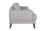 Porter Designs Anzio Top Quality Leather Transitional Sofa Cream 02-204C-01-7120