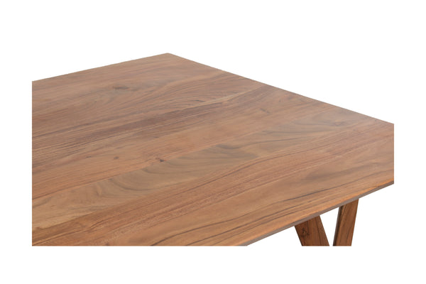 Porter Designs Portola Solid Acacia Wood Modern Dining Table Natural 07-108-01-0021NT